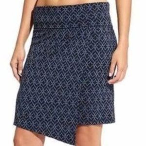 Athleta Seaside Moroccan Faux Wrap Skirt M like new